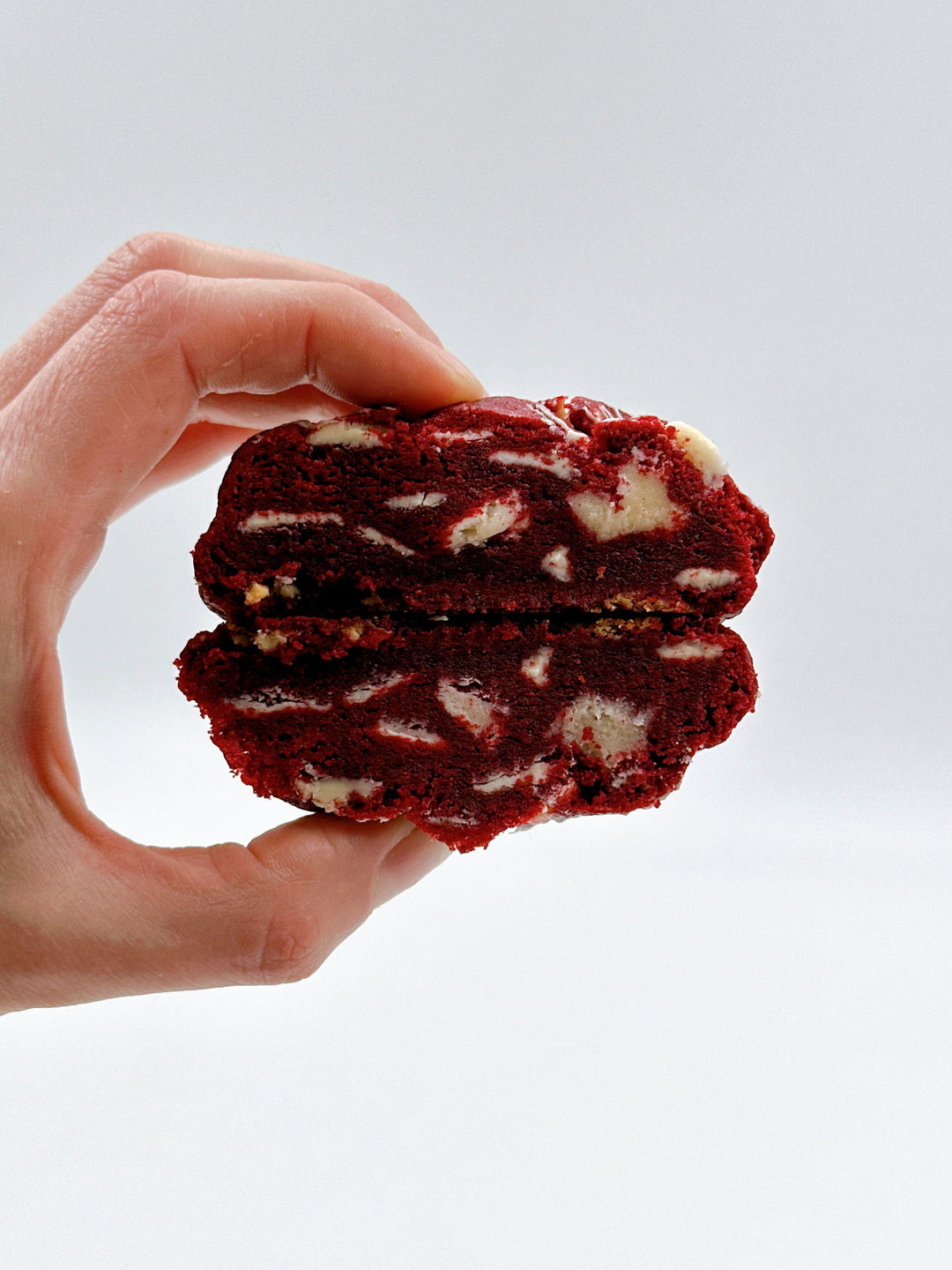 The Red Velvet Royale: Red Velvet & Cream Cheese Cookie