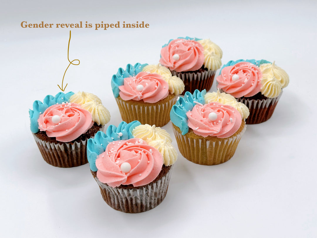 Gender Reveal Cupcakes